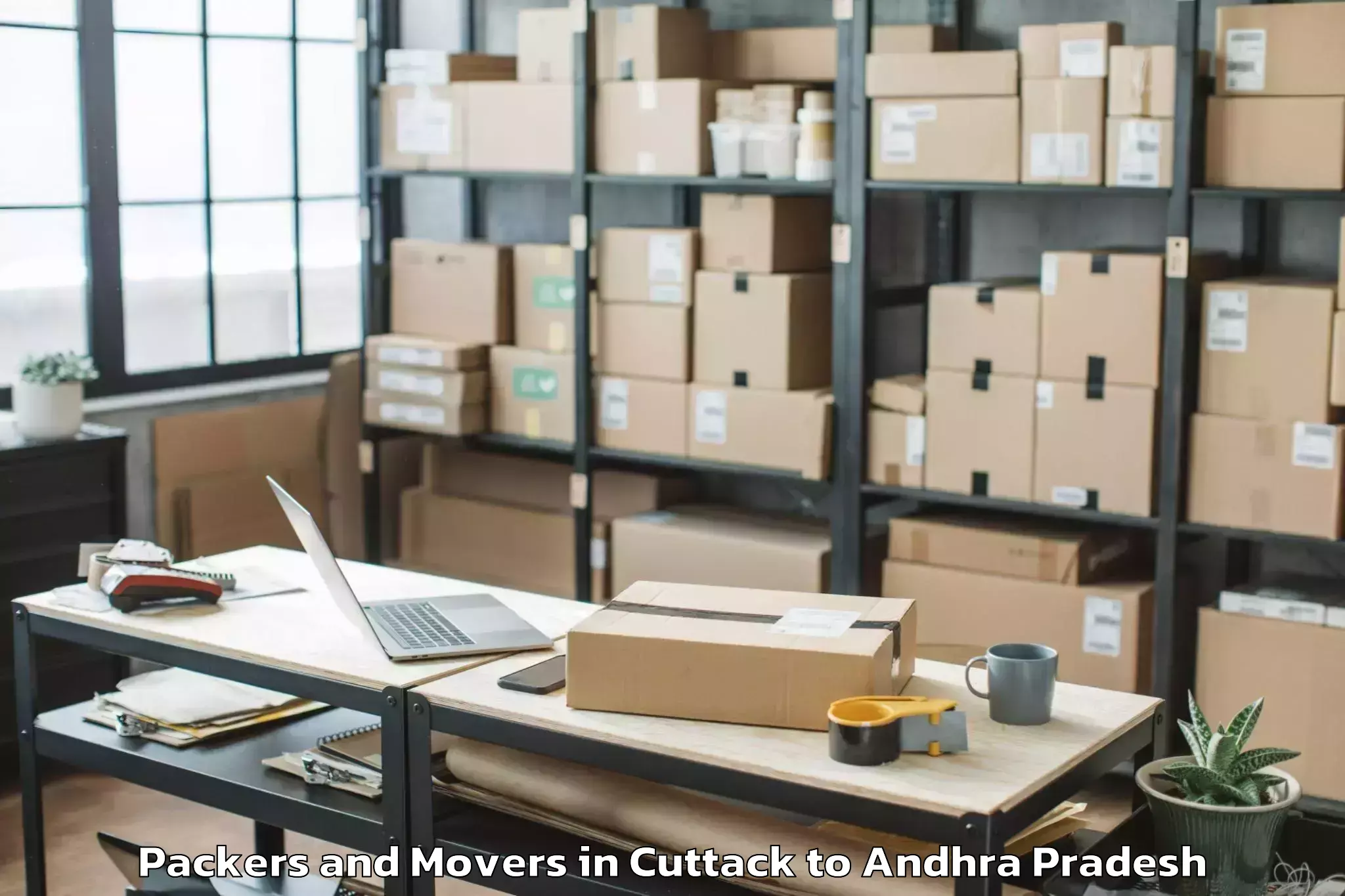 Expert Cuttack to Betamcherla Packers And Movers